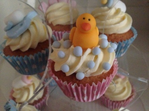duck cupcake